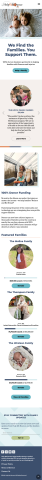 The Help Me Bounce homepage at mobile sizes, demonstrating its responsive design and phone friendliness.